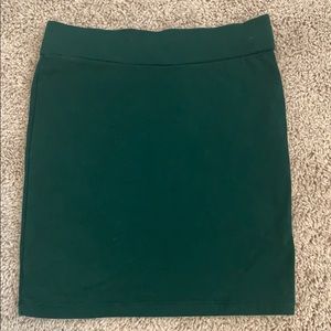 Forest Green Bodycon Skirt